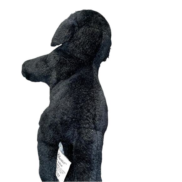 Yomiko Classics Plush Dog Black Labrador Pup Russ Nursery Lab Stuffed Shower 14" - Picture 5 of 11